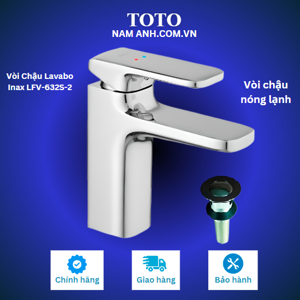 Vòi Lavabo nóng lạnh Inax LFV-632S-2