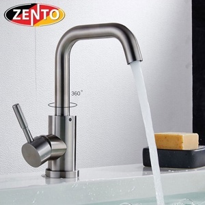 Vòi lavabo nóng lạnh inox Zento SUS3307