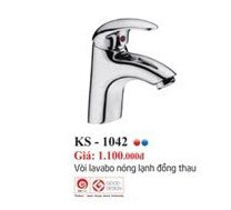 Vòi lavabo nóng lạnh KS-1042