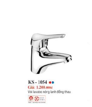 Vòi lavabo nóng lạnh KS-1054