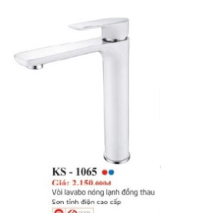 Vòi lavabo nóng lạnh KS-1065