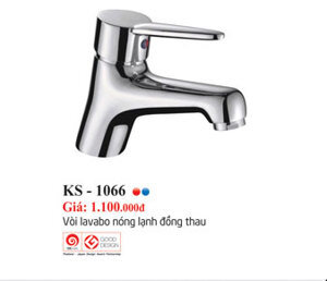 Vòi lavabo nóng lạnh KS-1066