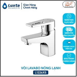 Vòi lavabo nóng lạnh Luxta L1226X5