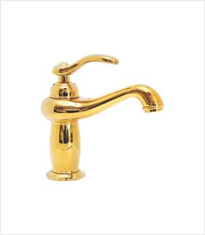 Vòi lavabo nóng lạnh mạ vàng Everest MV22