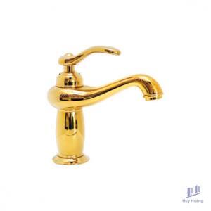 Vòi lavabo nóng lạnh mạ vàng Everest MV22