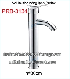 Vòi lavabo nóng lạnh Prolax PRB-3134 (Bạc)