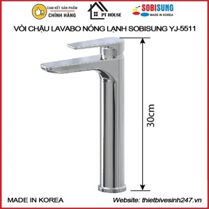 Vòi lavabo nóng lạnh Sobisung YJ-5511