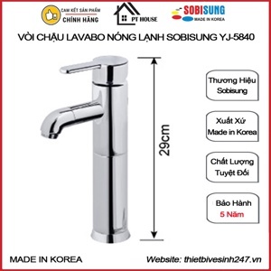 Vòi lavabo nóng lạnh Sobisung YJ-5840