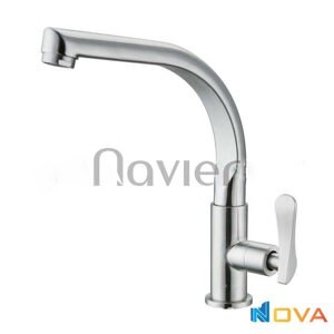 Vòi lavabo nóng lạnh thau bóng Navier NV-708