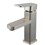 Vòi lavabo nóng lạnh vuông bo cạnh inox304 Navier NV-703