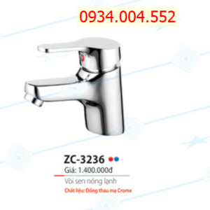 Vòi lavabo nóng lạnh Zico ZC-3236