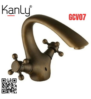 Vòi lavatory bằng đồng Kanly GC-V07