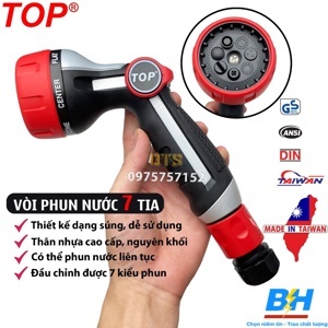 Vòi phun nước 7 tia cao cấp TOP TGW-00231VN