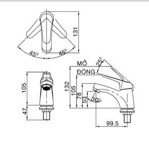 Vòi rửa 1 đường lạnh Inax LFV-20SP