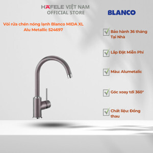Vòi Rửa Bát Blanco Mida Alu metallic (Chrome/ Champagnes)