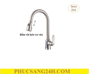 Vòi rửa bát Inox 304 Luxta L3219P