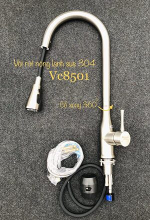 Vòi rửa bát Kagol vòi nóng lạnh VC 8501