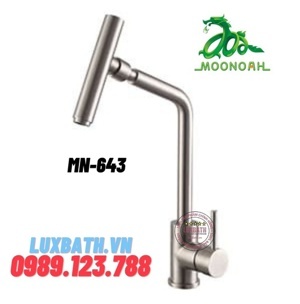 Vòi rửa bát nóng lạnh inox 304 Moonoah MN-643