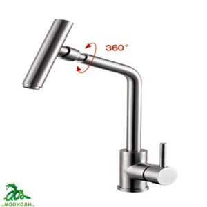 Vòi rửa bát nóng lạnh inox 304 Moonoah MN-643