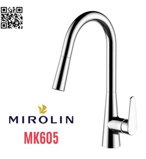 Vòi rửa bát nóng lạnh Mirolin MK605