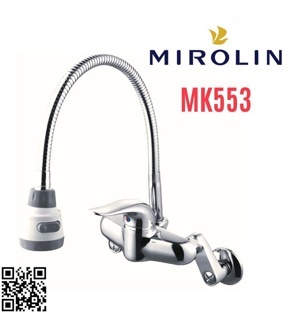 Vòi rửa bát nóng lạnh Mirolin MK 553