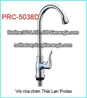 Vòi rửa chậu chén lạnh 38 tay voi Prolax PRC-5038D