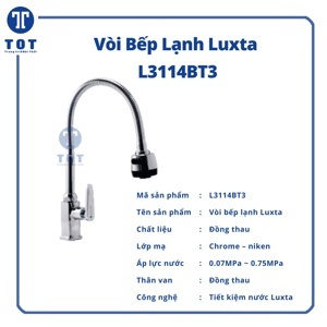 Vòi rửa chén lạnh Luxta L3114BT3