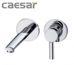 Vòi rửa lavabo âm tường nóng lạnh Caesar B302C