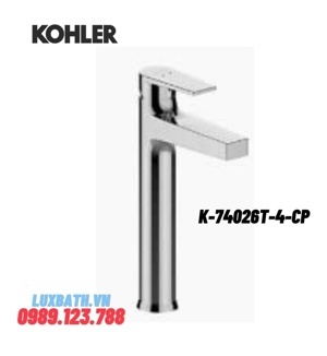 Vòi rửa lavabo Kohler K-74026T-4-CP