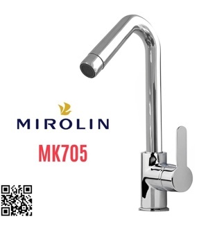 Vòi rửa lavabo nóng lạnh Hàn Quốc Mirolin MK-705