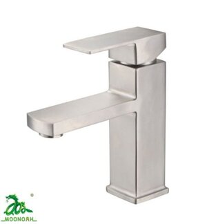 Vòi rửa lavabo nóng lạnh inox 304 Moonoah MN-365