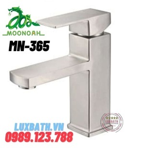 Vòi rửa lavabo nóng lạnh inox 304 Moonoah MN-365