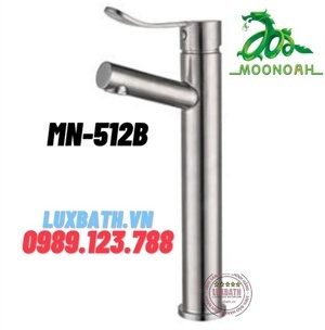 Vòi rửa lavabo nóng lạnh inox 304 Moonoah MN-512B