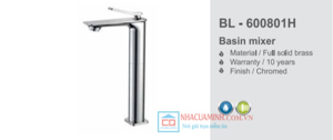 Vòi rửa mặt Bello BL-600801H