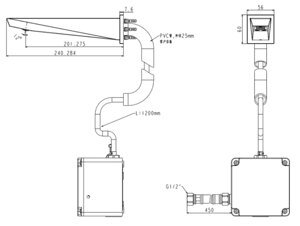 Vòi rửa mặt cảm ứng American Standard WF-8511