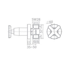 Vòi sen lạnh âm tường American Standard WF-T705