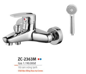 Vòi sen nóng lạnh Zico ZC-2363M