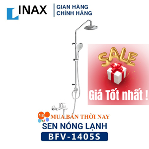 Vòi sen tắm cây Inax nóng lạnh BFV-1405S