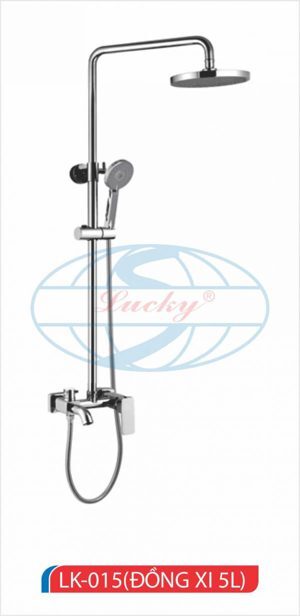 Vòi sen tắm đứng nóng lạnh Lucky LK-015