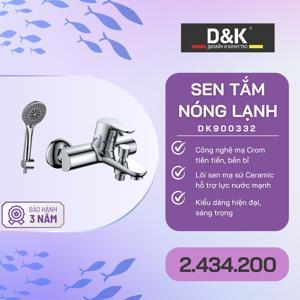 Vòi sen tắm nóng lạnh D&K DK900332