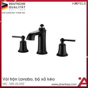 Vòi trộn 3 lỗ Kyoto 100 bộ xả kéo Hafele 589.35.092