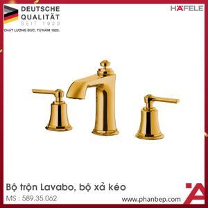Vòi trộn 3 lỗ Kyoto 100 bộ xả kéo Hafele 589.35.062