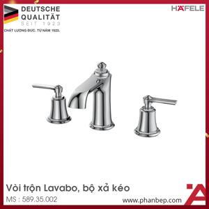 Vòi trộn 3 lỗ Kyoto 100 bộ xả kéo Hafele 589.35.002