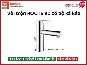 Vòi trộn ROOTS 90 có bộ xả kéo 589.15.150