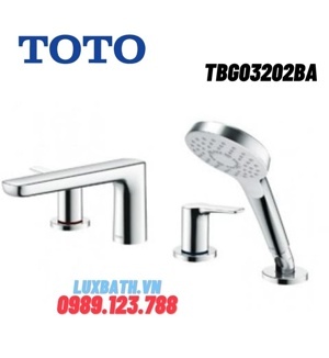 Vòi xả bồn tắm gắn bồn 4 lỗ Toto TBG03202BA