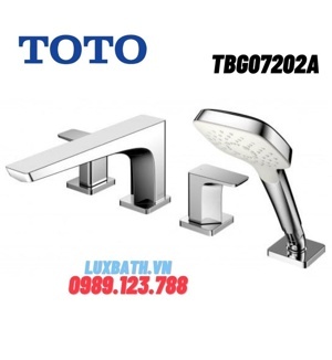 Vòi xả bồn tắm Toto TBG07202A 4 lỗ nóng lạnh