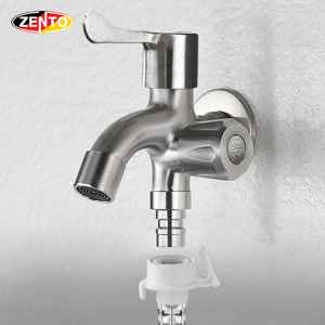 Vòi xả lạnh inox304 đa năng 2 đầu Zento SUS722