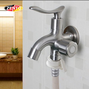 Vòi xả lạnh inox304 đa năng 2 đầu Zento SUS723