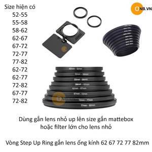 Vòng chuyển Step up ring - 67 - 72mm