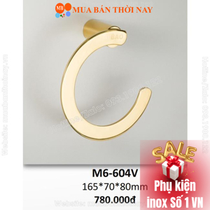 Vòng treo khăn inox 304 BAO M6-604V